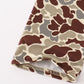 Camouflage print boy pants set