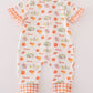 Clemson football baby girl romper