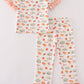 Clemson football baby girl pajamas set