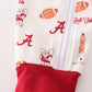 Maroon roll tide football boy romper