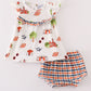 Auburn football tiger baby girl set