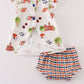 Auburn football tiger baby girl set