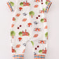 Auburn football tiger boy romper