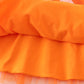 Orange character print tutu dress