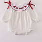 Maroon Alabama embroidery dot bubble
