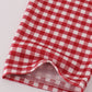 Alabama embroidery gingham pullover & pants set