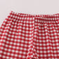Alabama embroidery gingham pants set