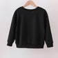 Black reindeer sequin mom&me sweatshirt