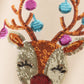 Beige reindeer sequin mom&me sweatshirt