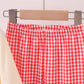 Beige reindeer sequin ruffle pants set