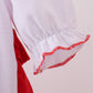 White bow ruffle bubble