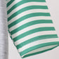 Green tree tractor applique stripe bubble