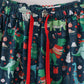 Green dinosaur print dad pajamas pants