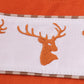 Rust deer embroidery romper