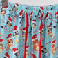 Blue christmas character print dad pajamas pants