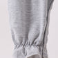Grey reindeer applique ruffle romper