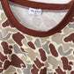 Camouflage antler embroidery men pajamas set