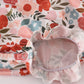 Fox embroidery floral print bubble