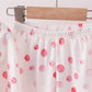 Red polka dot character applique pants set