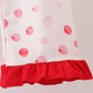 Red polka dot character applique pants set