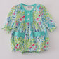 Green meadow splash ruffle bubble
