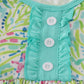 Green meadow splash ruffle bubble