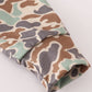 Green camouflage cow tractor applique romper