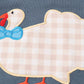 Blue thanksgiving turkey applique boy romper