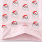 Pink christmas santa claus mom pajamas pants