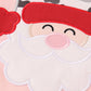 Camouflage christmas santa claus applique girl set