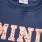 Navy MAMA&MINI applique fleece mom&me sweatshirt