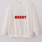 Merry christmas french knot women top