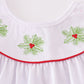 White christmas holly bishop girl set