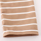 Brown stripe antler embroidery boy top