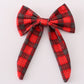 Red plaid girl hair sailor bow