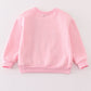 Pink nutcracker embroidery mom&me fleece sweatshirt