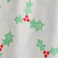 Green christmas holly print men pajamas pants