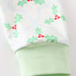 Green christmas holly boy jogger set