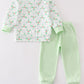 Green christmas holly boy jogger set