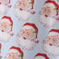 Blue christmas santa claus men pajamas pants