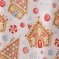 Christmas gingerbread house print men pajamas pants