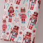 Christmas nutcracker print mom pajamas pants