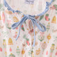 Nutcracker print tiered mom dress