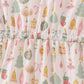 Nutcracker print tiered mom dress