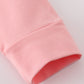 Pink believe embroidery ruffle top