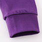 Purple geaux embroidery boy top