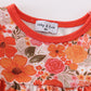 Fall floral print ruffle bubble