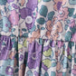 Purple floral women dress