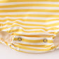 Yellow tiger embroidery LSU girl bubble