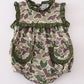 Camouflage print ruffle bubble